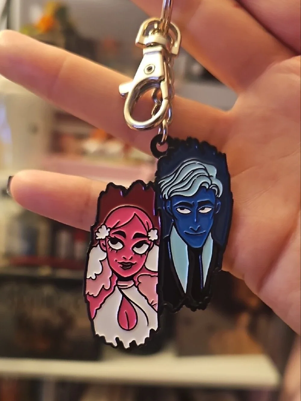 Lore Olympus Enamel Keychain Charm